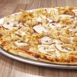 Pizza Pollo Champiñón Familiar